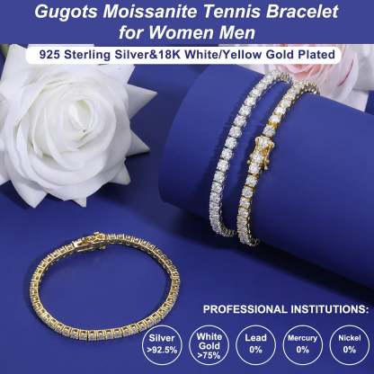 Moissanite Tennis Bracelet