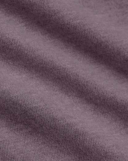Dark Heather Amethyst Tall Straight Hem Crew Neck T-Shirt-VibeCloset