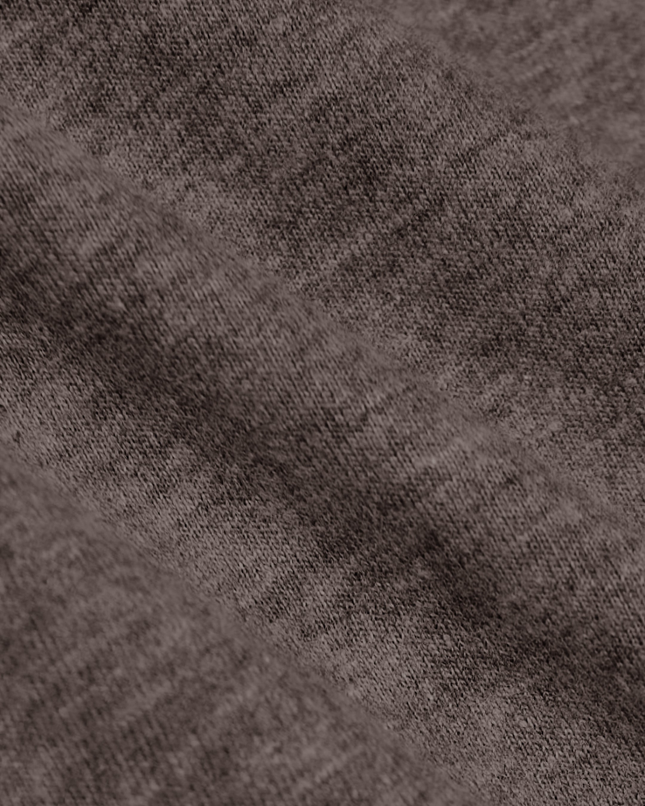 Heather Dark Oak Short Sleeve Crew Neck Tee-VibeCloset