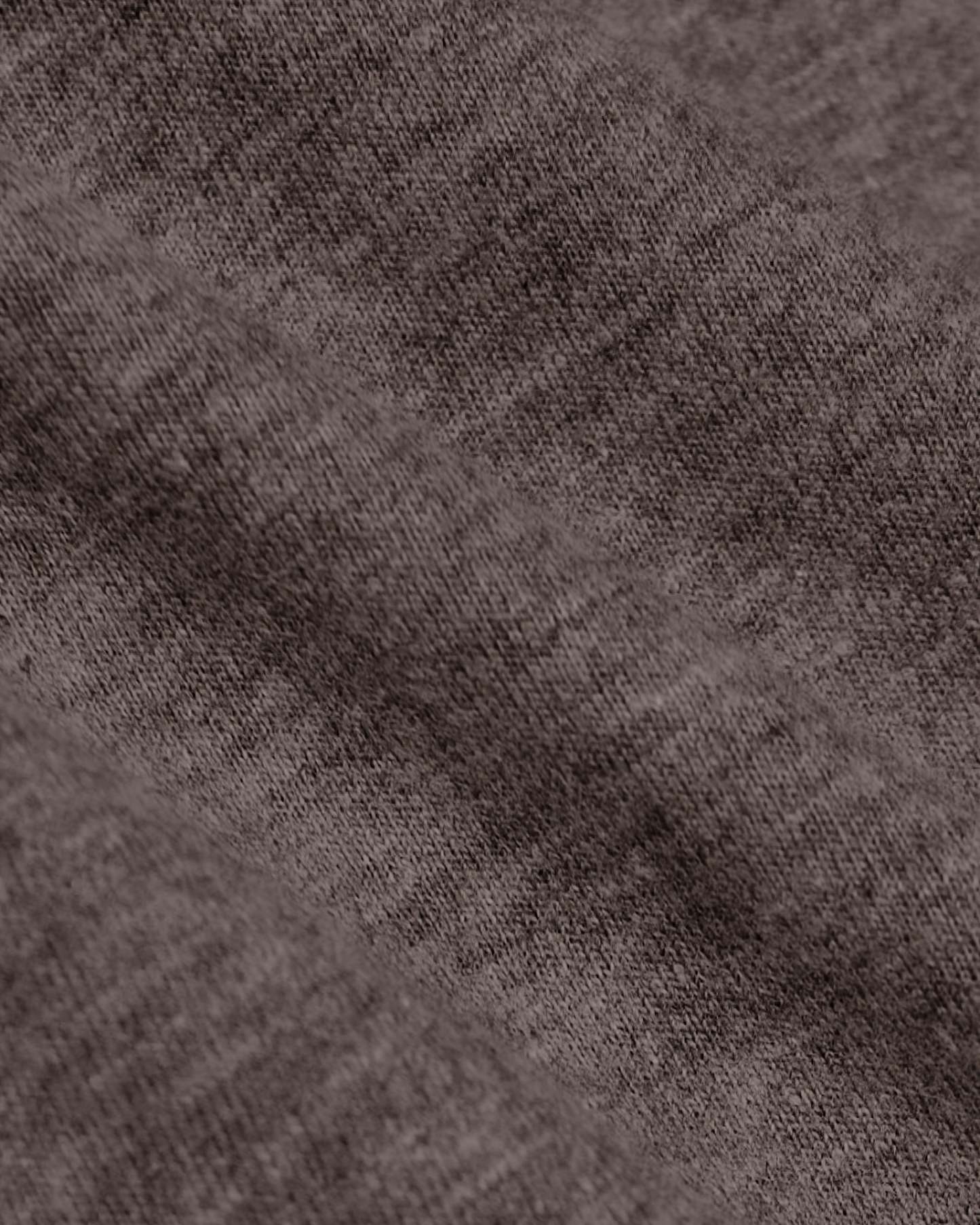 Heather Dark Oak Short Sleeve Crew Neck Tee-VibeCloset