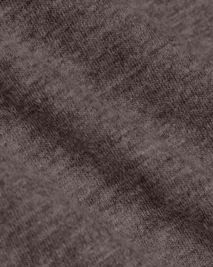 Heather Dark Oak Short Sleeve Crew Neck Tee-VibeCloset