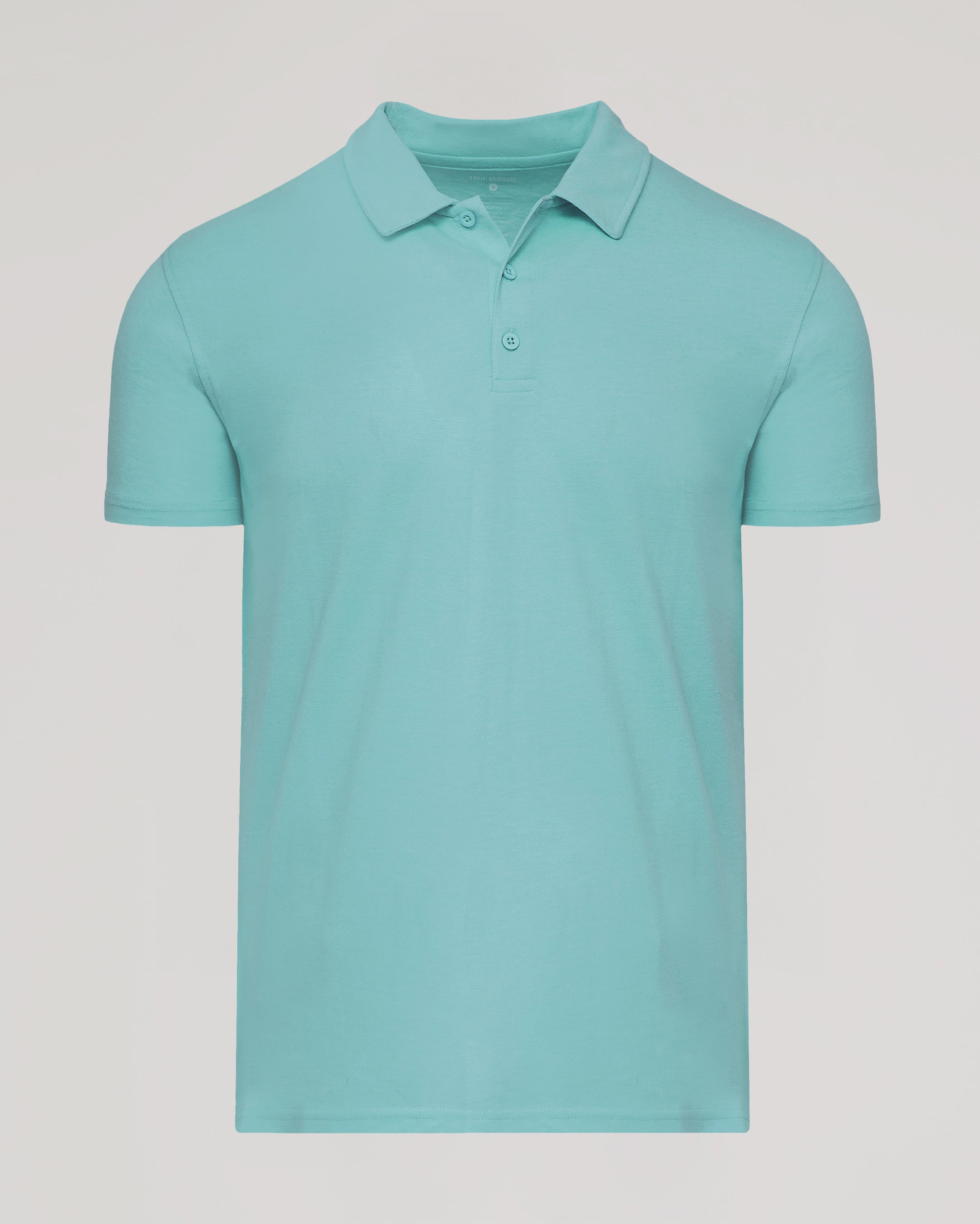Dark Heather Oceanic Short Sleeve Polo-VibeCloset