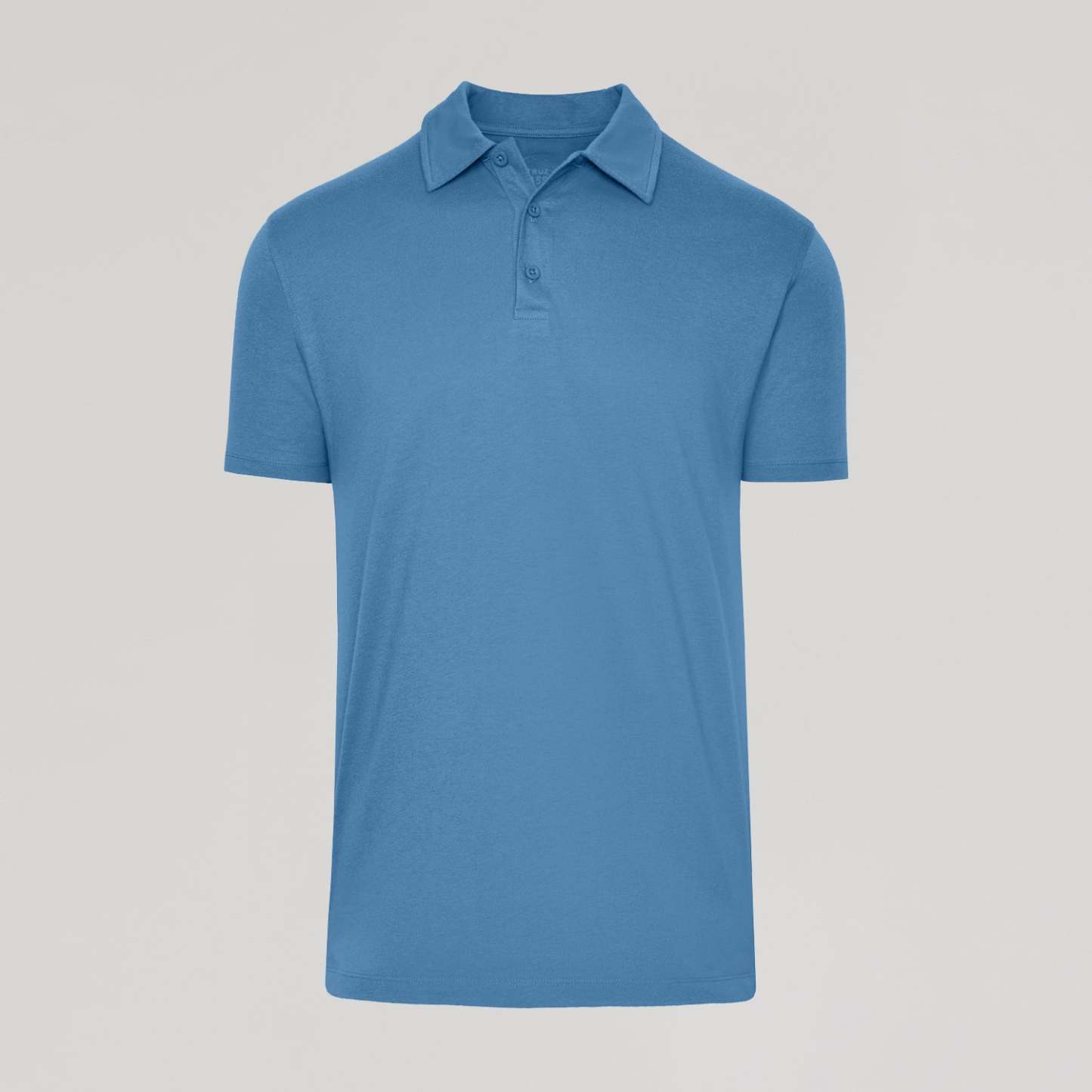Indigo Short Sleeve Polo-VibeCloset