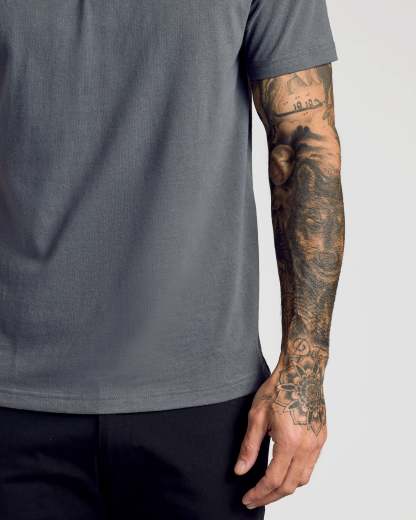 Carbon Short Sleeve Polo-VibeCloset