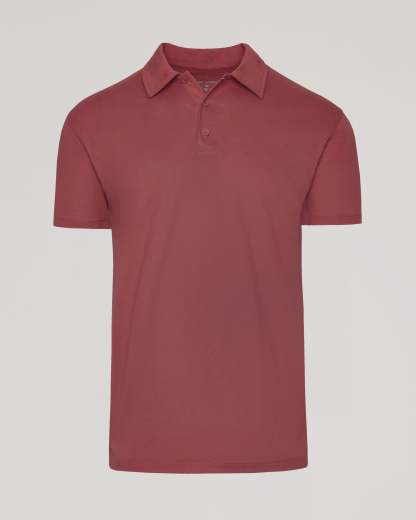 Rustic Apple Short Sleeve Polo-VibeCloset