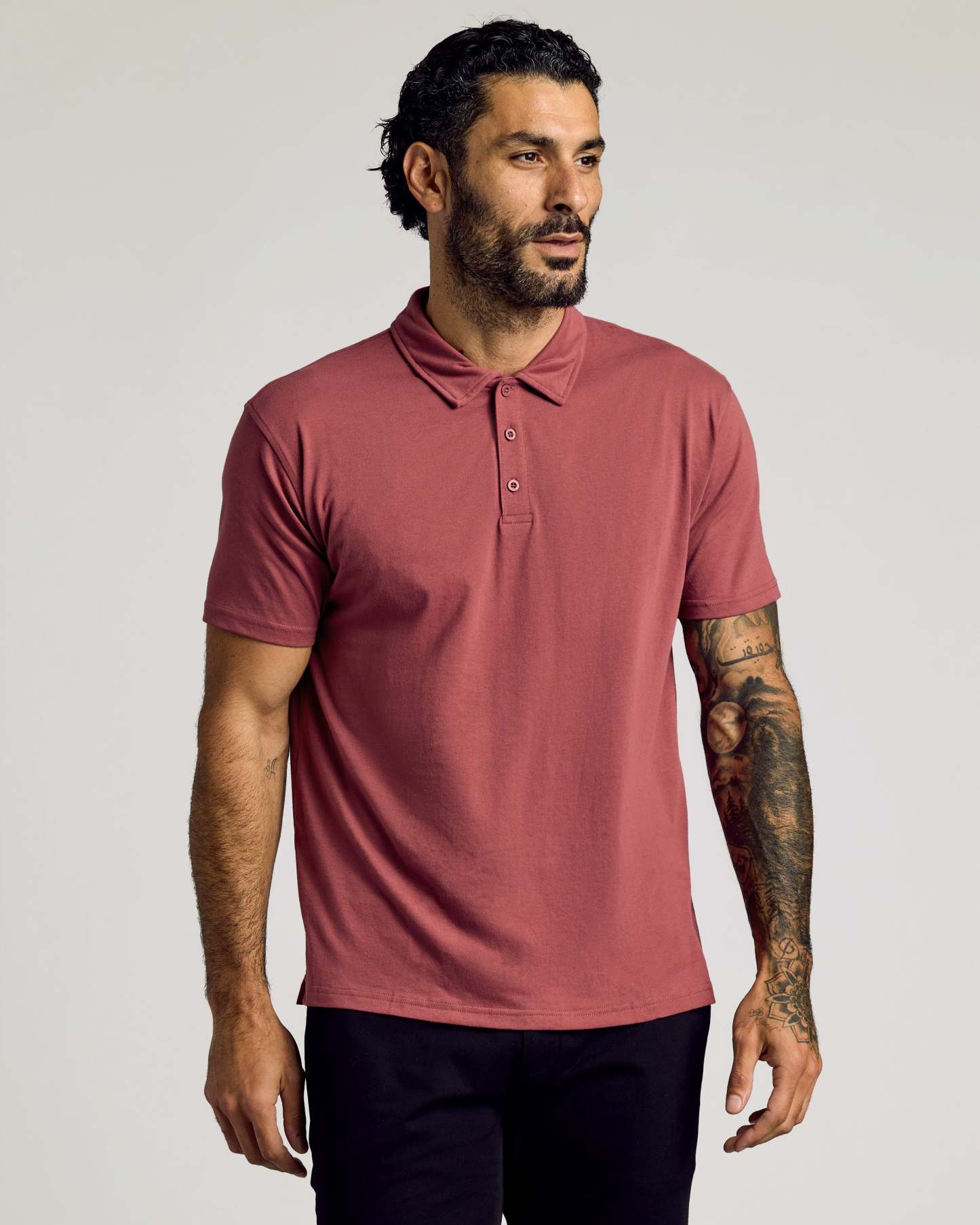 Rustic Apple Short Sleeve Polo-VibeCloset