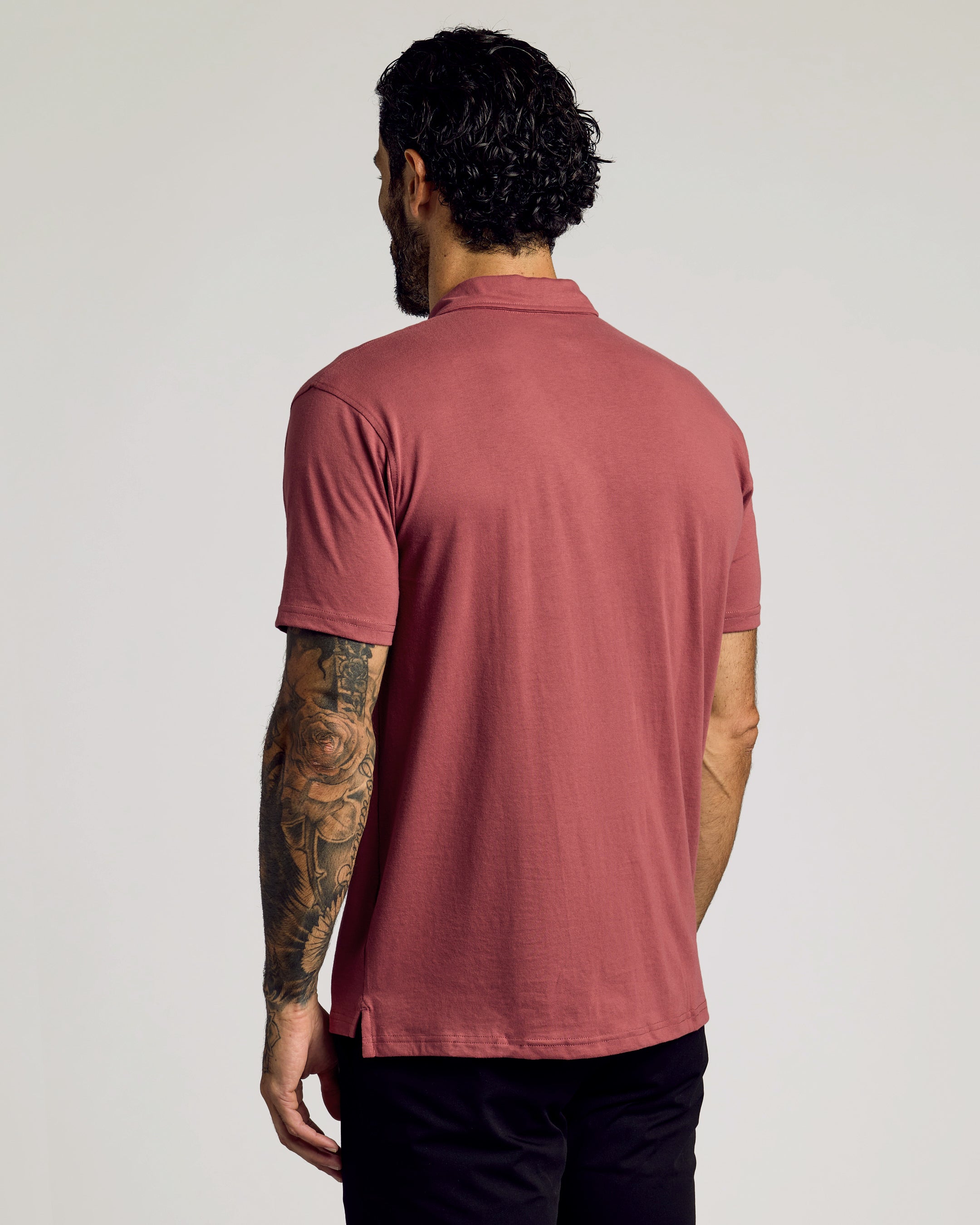 Rustic Apple Short Sleeve Polo-VibeCloset