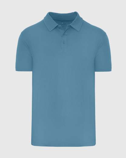 Sapphire Short Sleeve Short Sleeve Polo-VibeCloset