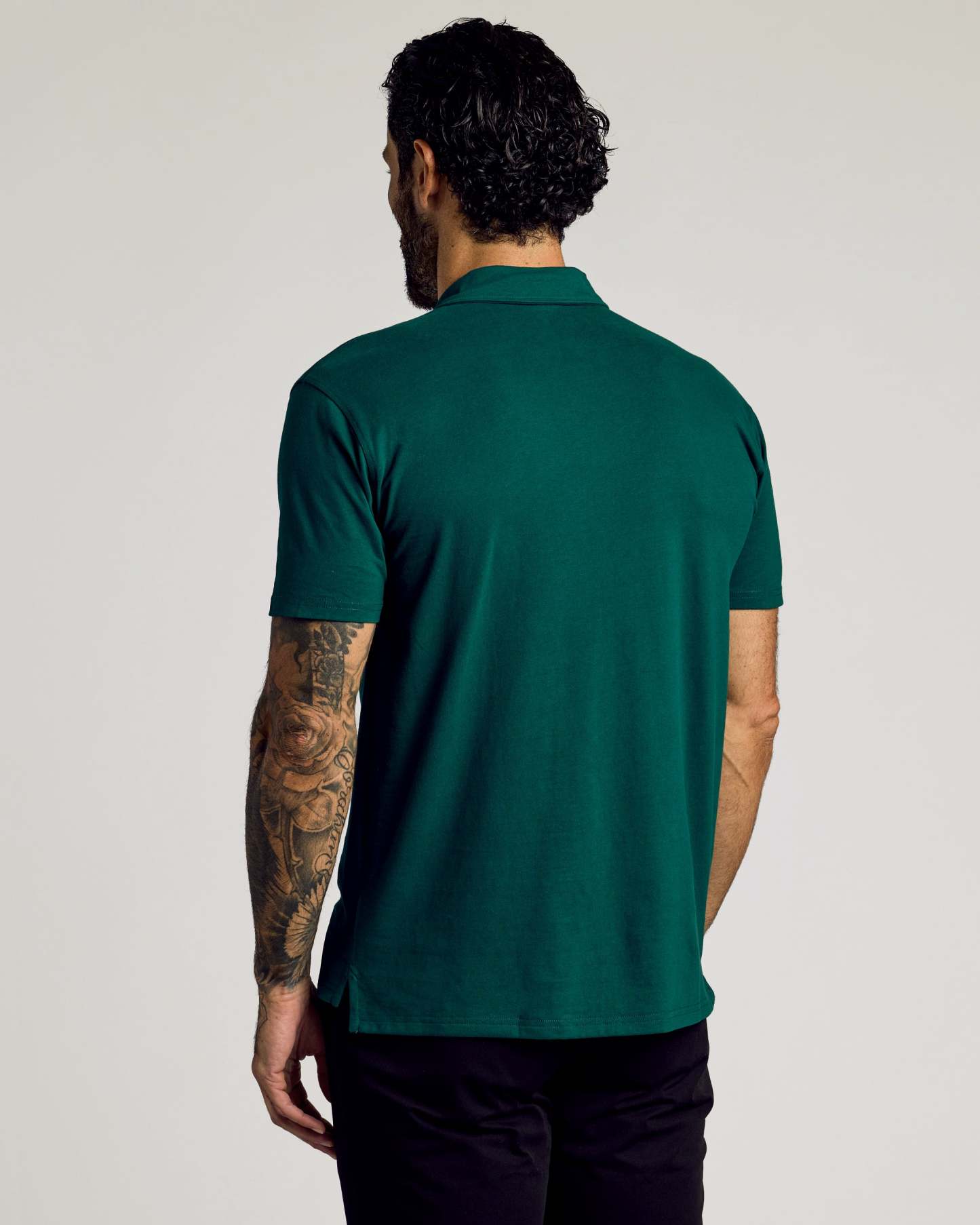 Viridian Short Sleeve Polo-VibeCloset