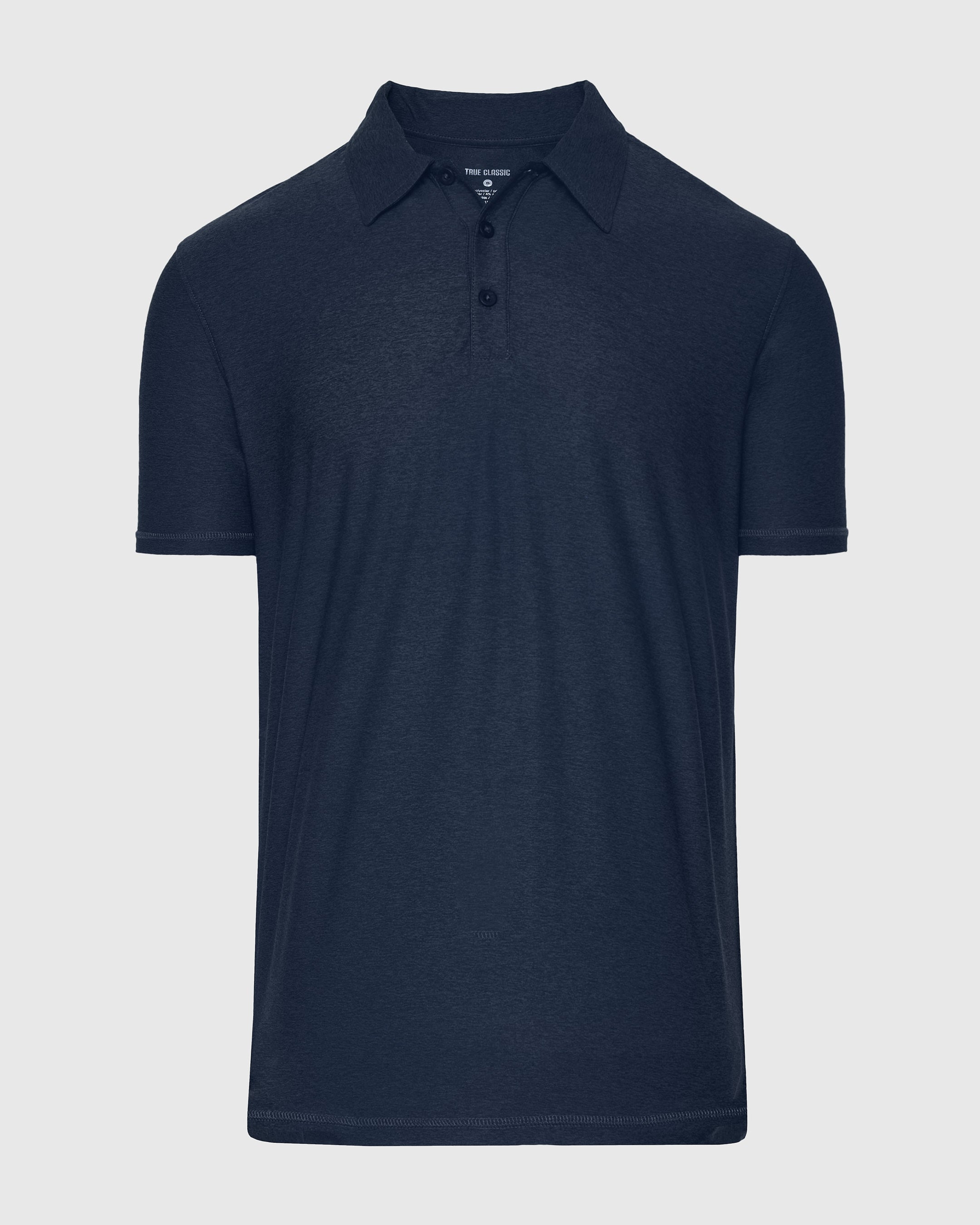 Dark Heather Cadet Active Polo 2.0-VibeCloset