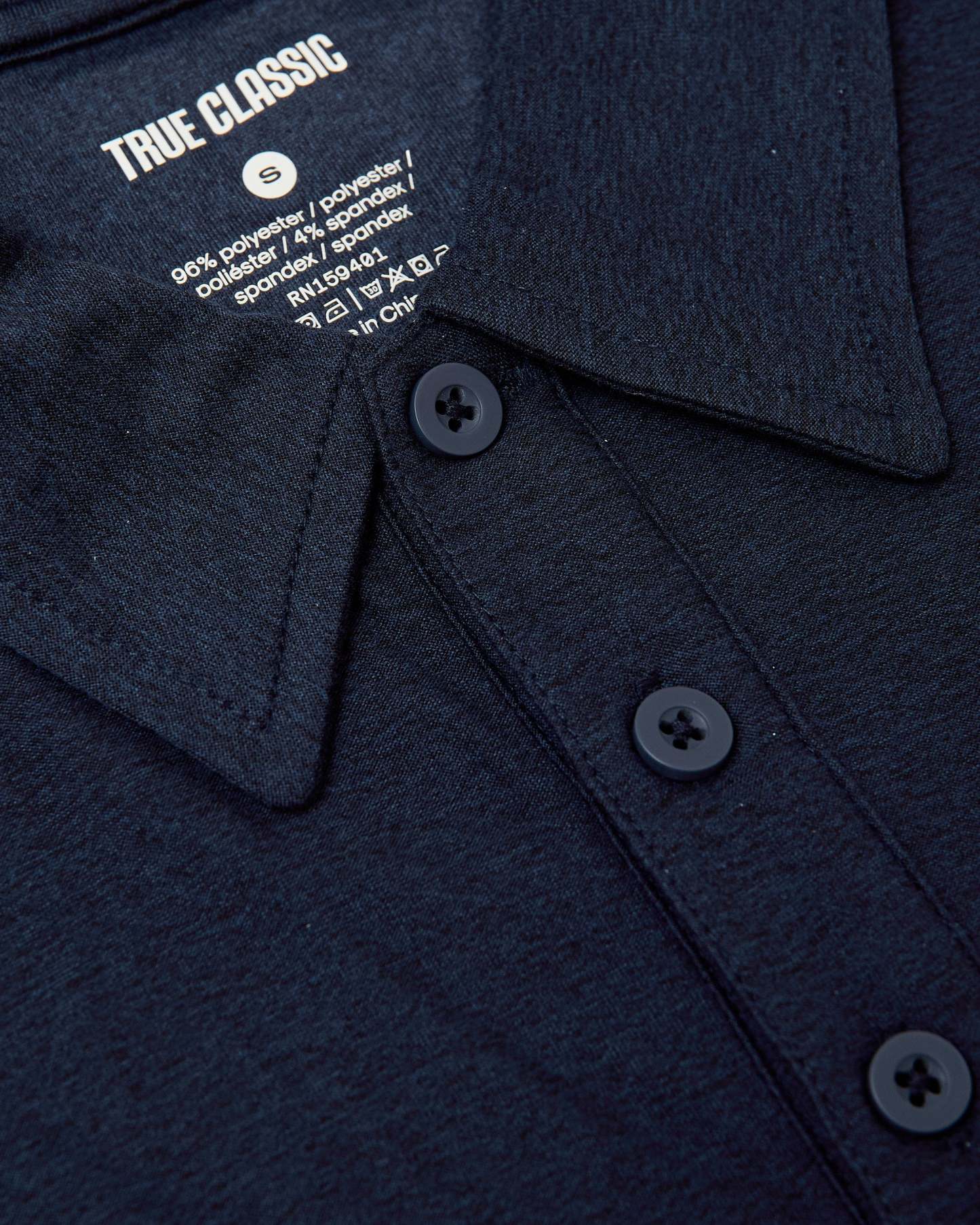 Dark Heather Cadet Active Polo 2.0-VibeCloset