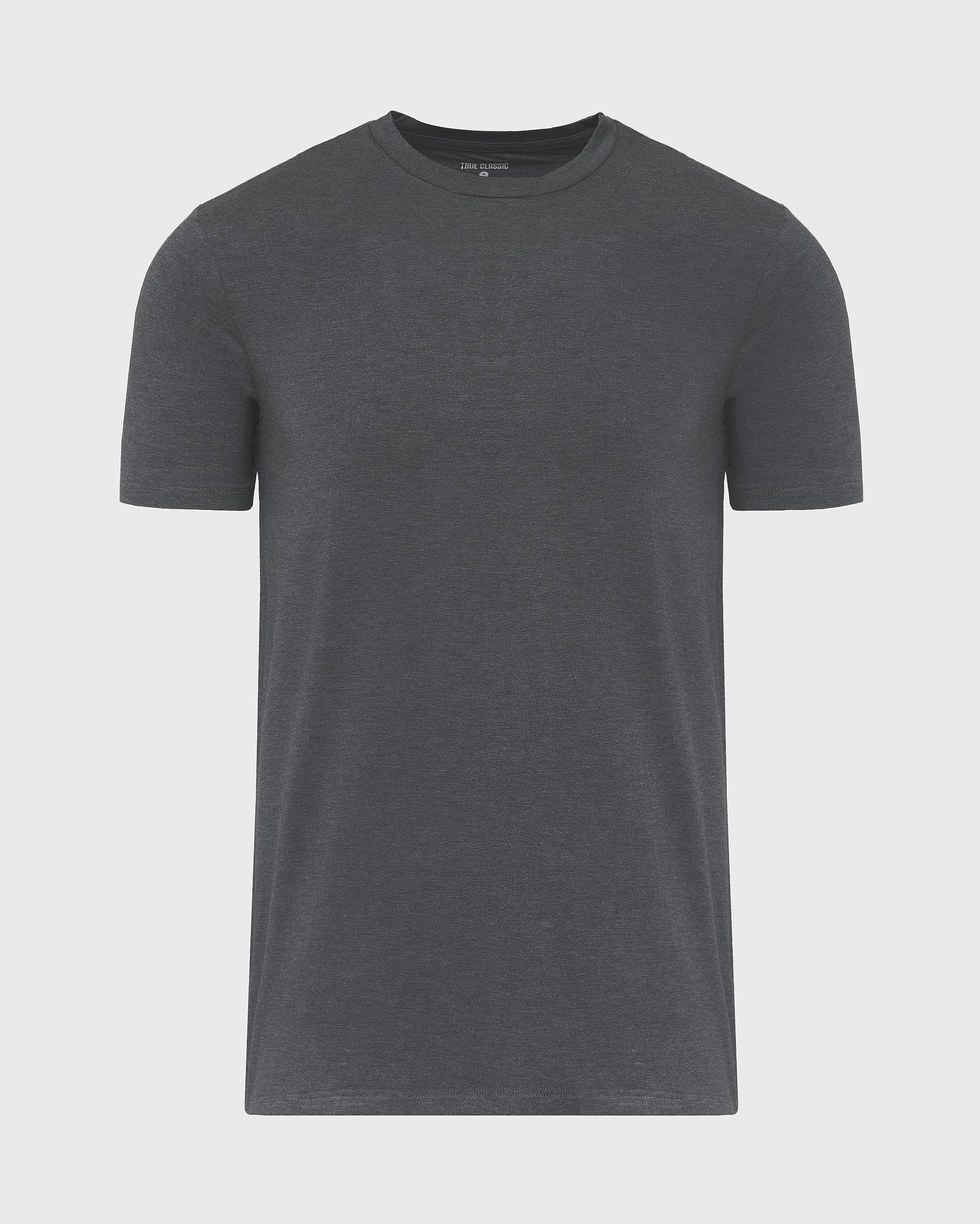 Charcoal Heather Gray Short Sleeve Loungewear Tee-VibeCloset