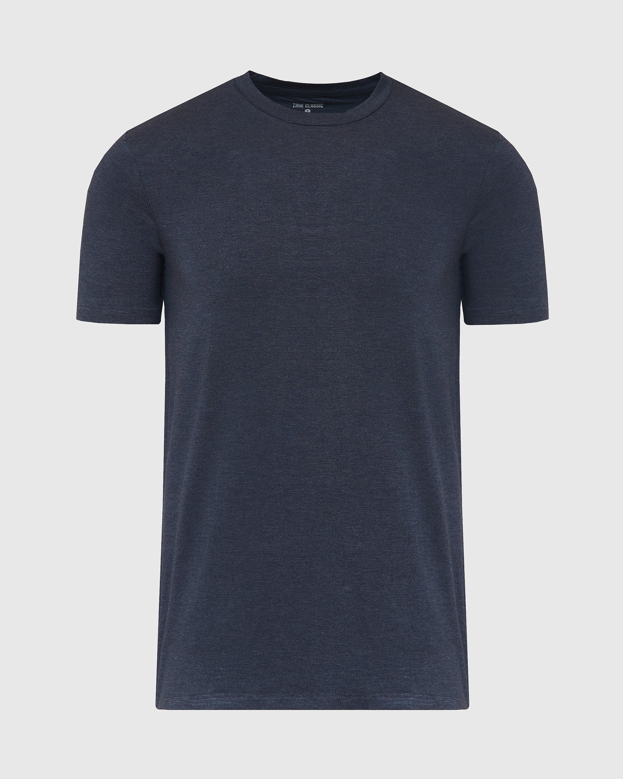 Heather Navy Short Sleeve Loungewear Tee-VibeCloset