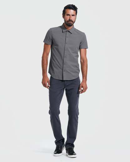Carbon Commuter Short Sleeve Shirt-VibeCloset