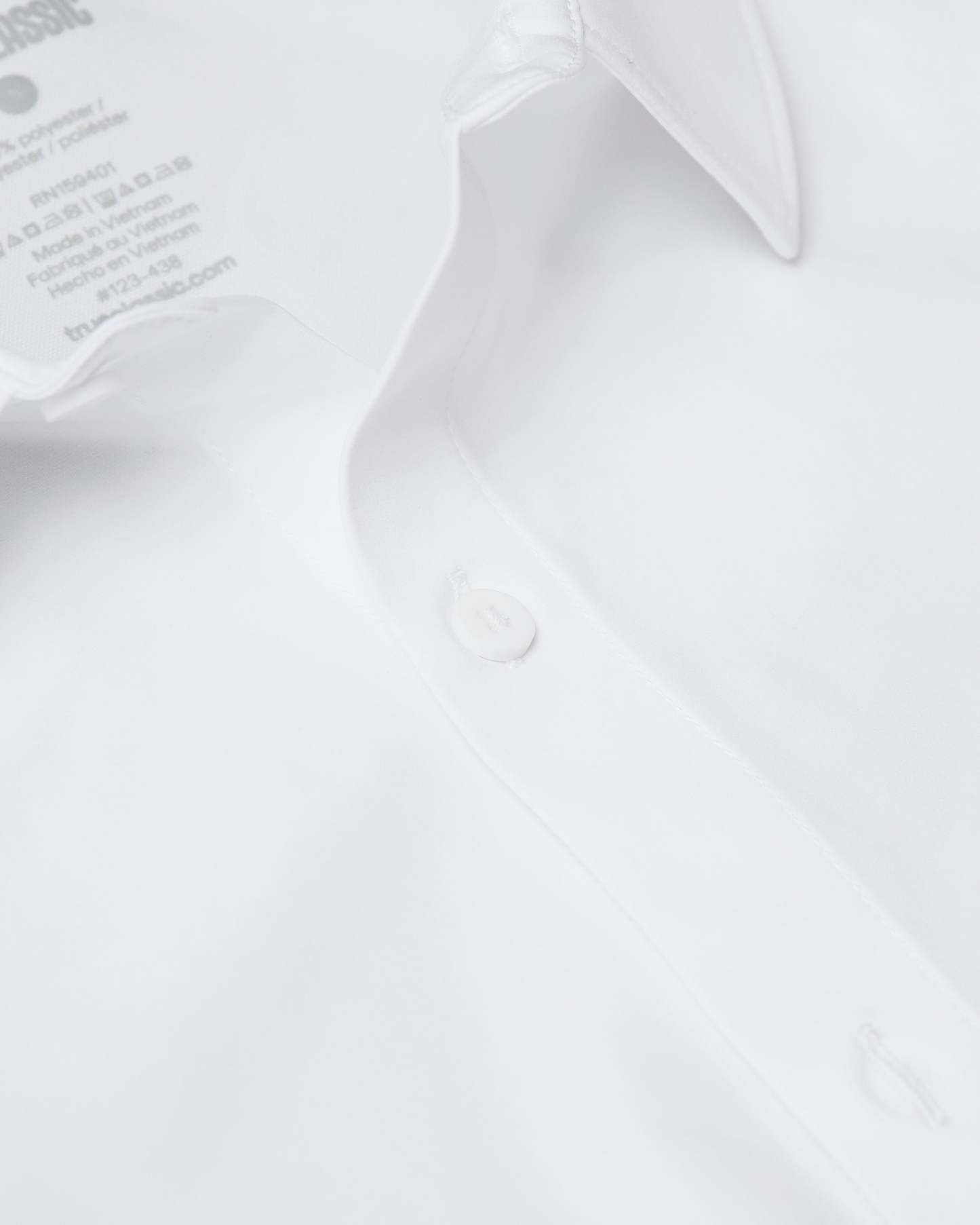 White Commuter Short Sleeve Shirt-VibeCloset