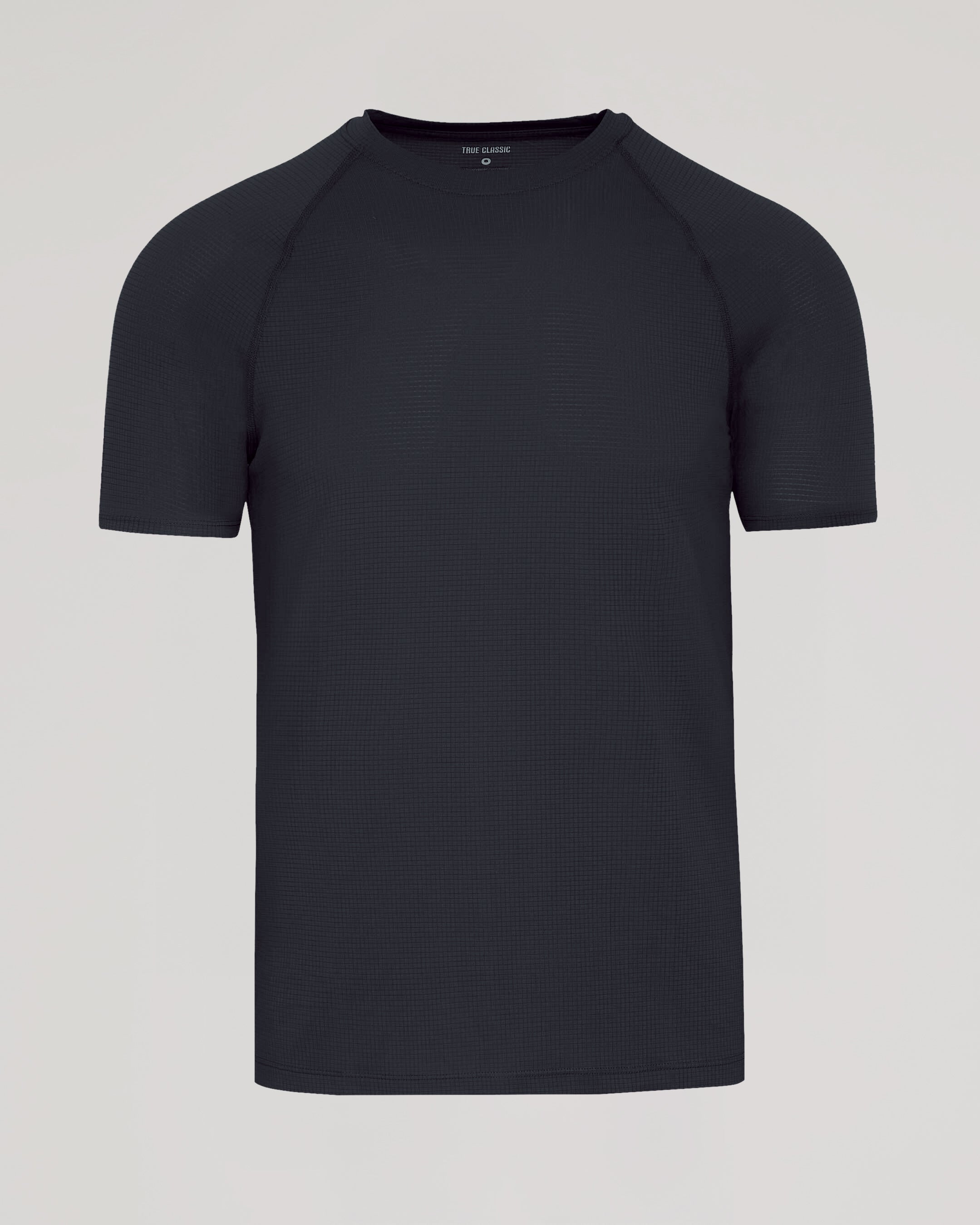 Black Active Mesh Crew-VibeCloset