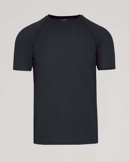 Black Active Mesh Crew-VibeCloset