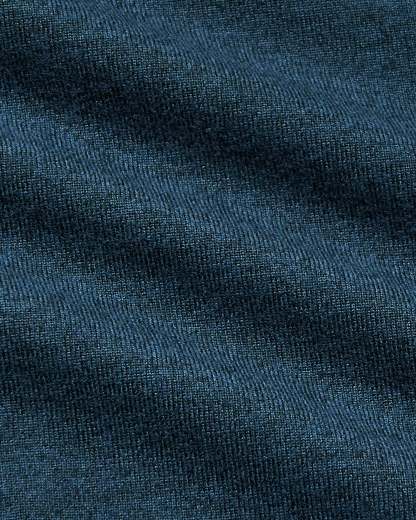 Dark Heather Navy Short Sleeve Comfort Knit Shirt-VibeCloset