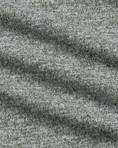 Heather Gray Short Sleeve Comfort Knit Shirt-VibeCloset