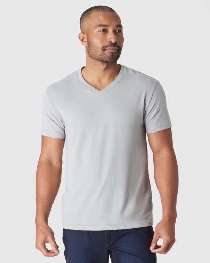 Alpine V-Neck T-Shirt 3-Pack-VibeCloset
