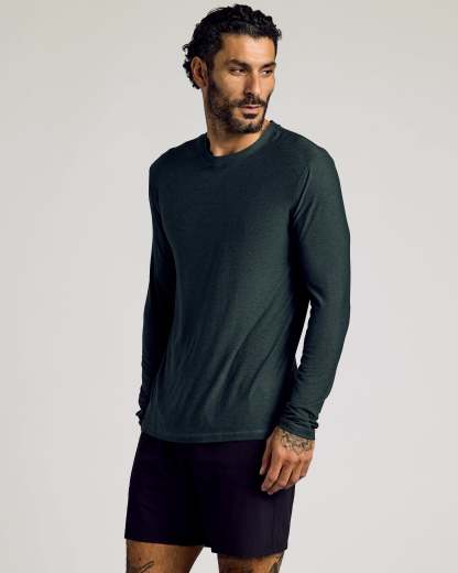 Ocean Depths Active Long Sleeve Crew 6-Pack-VibeCloset