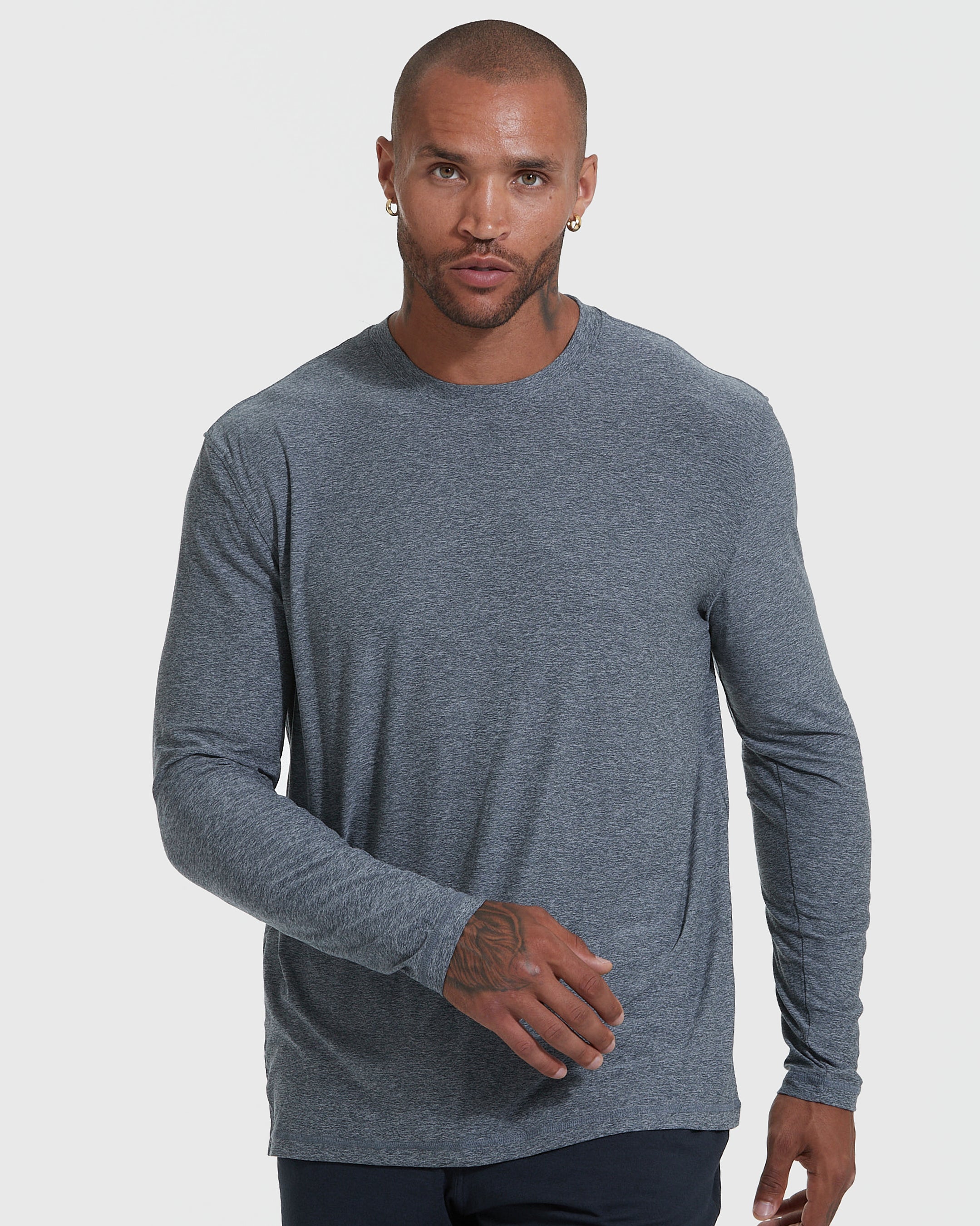 Ocean Depths Active Long Sleeve Crew 6-Pack-VibeCloset