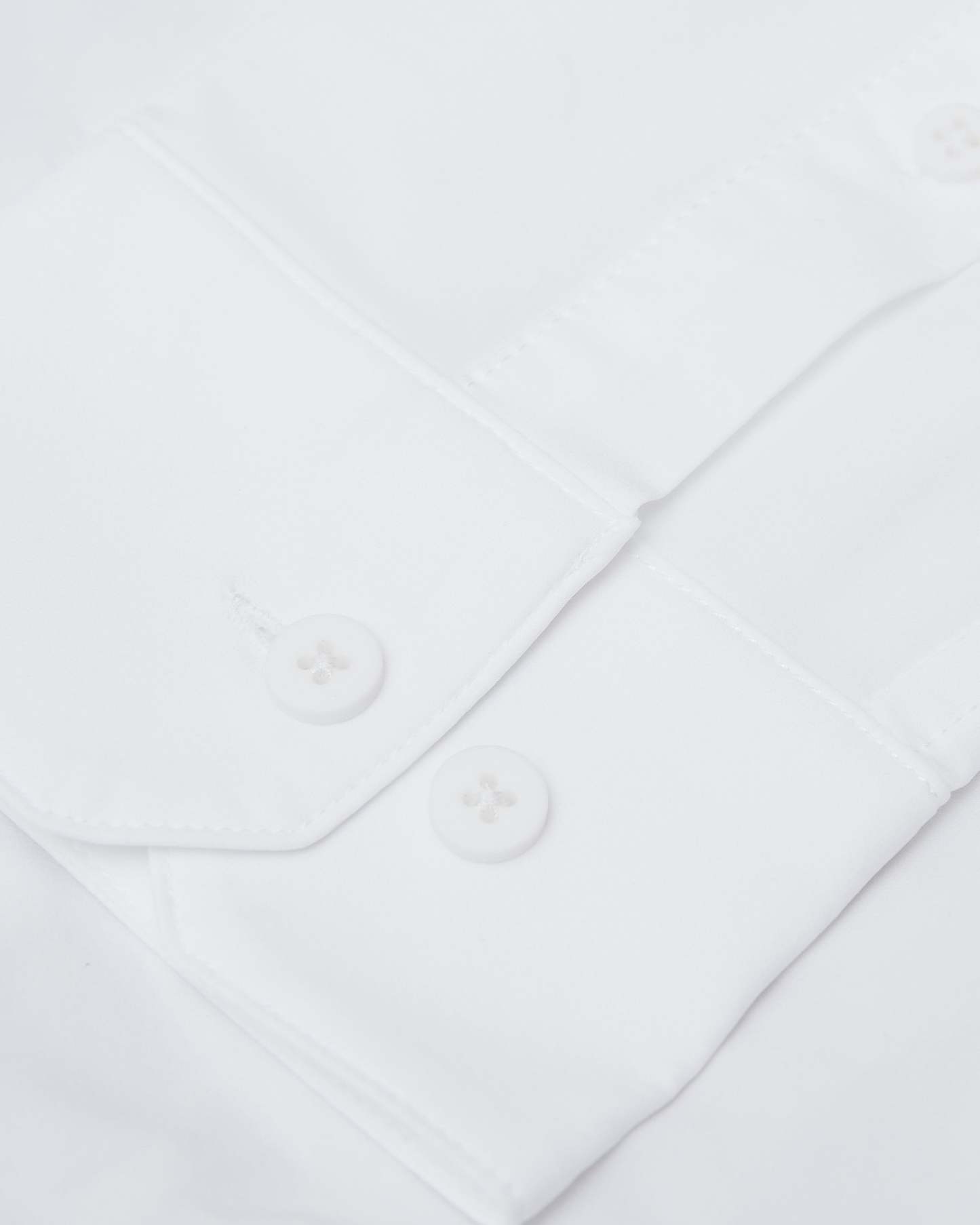 White Commuter Long Sleeve Shirt-VibeCloset