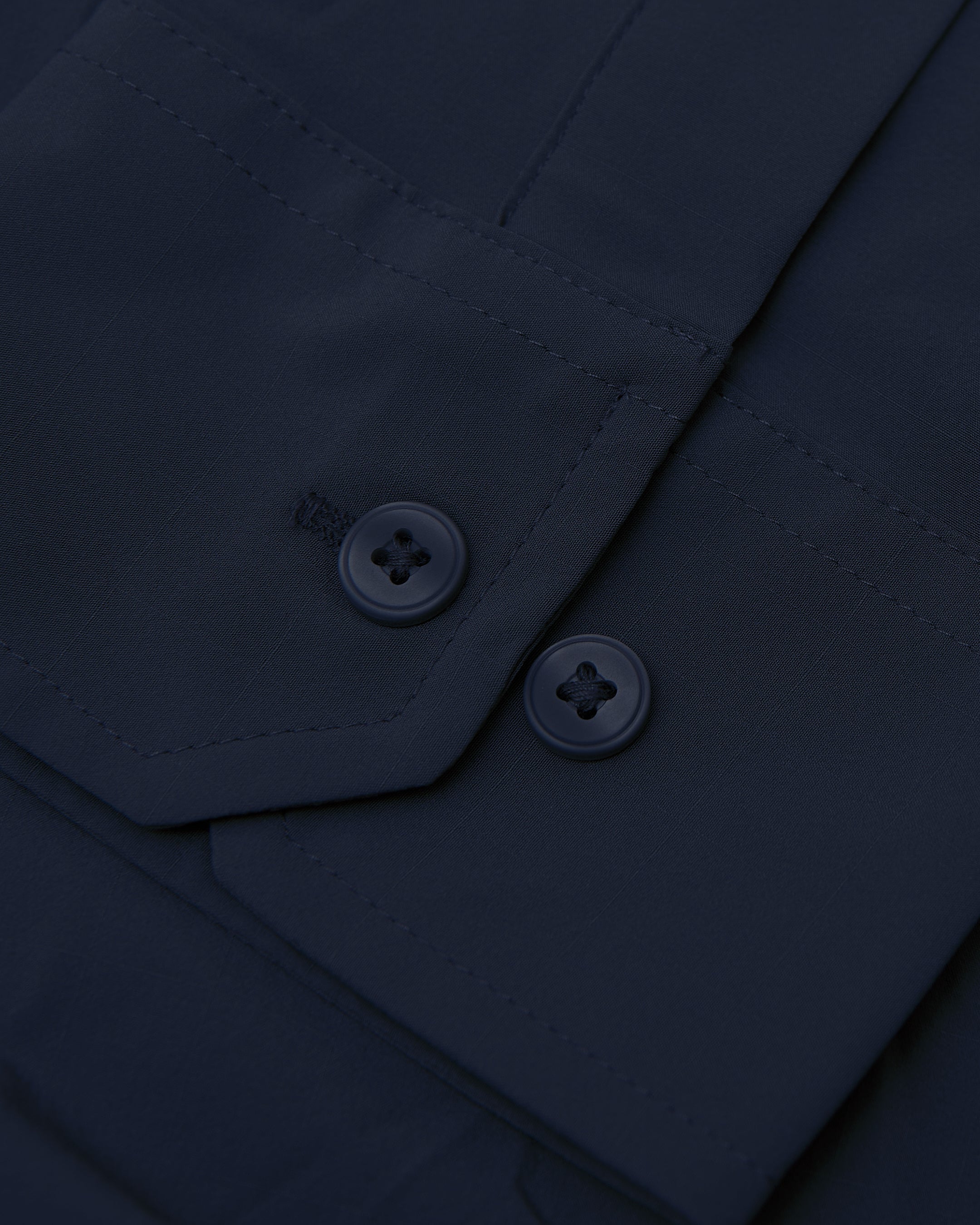 Navy Performance Lightweight Dress Shirt-VibeCloset