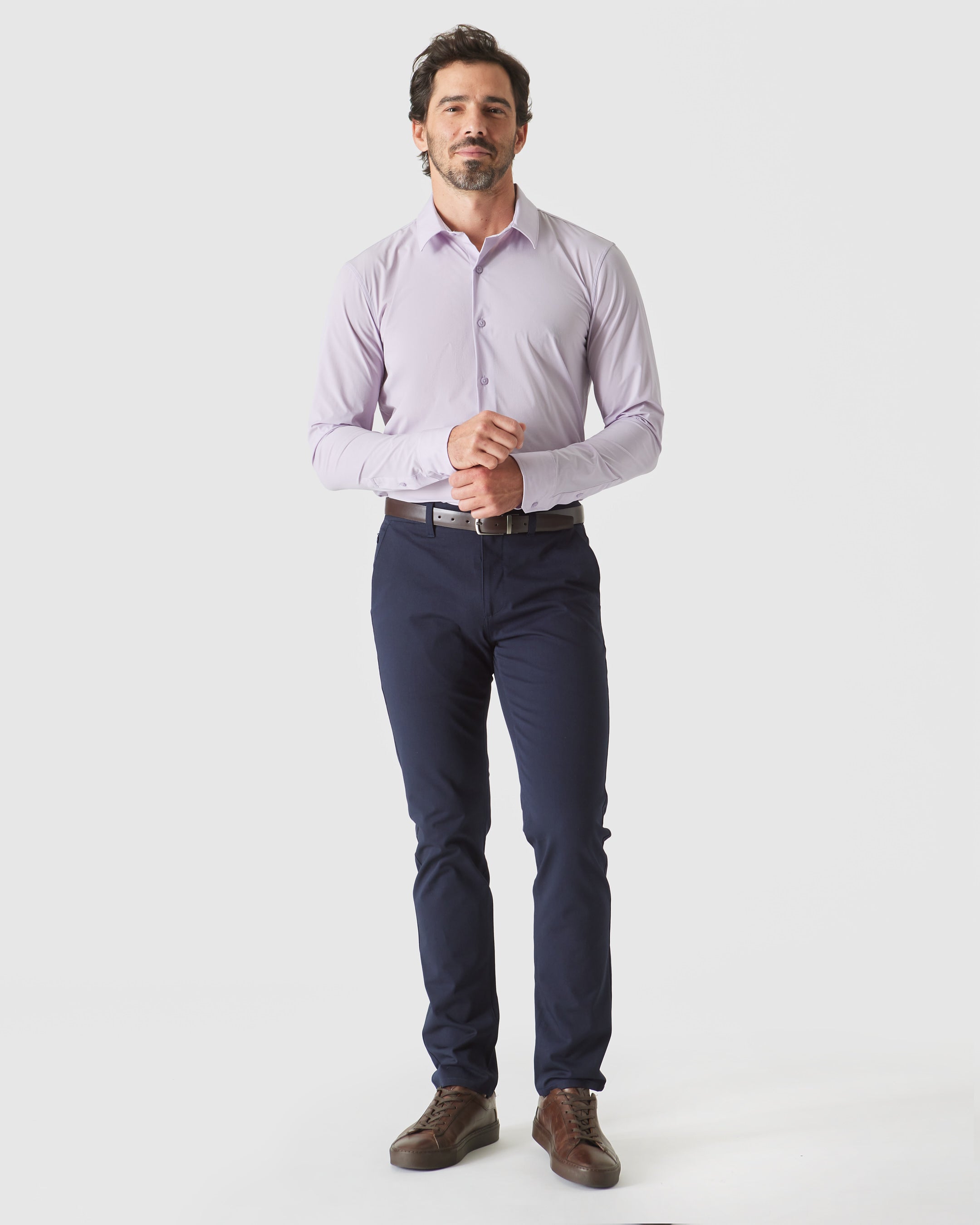 Orchid Performance Lightweight Dress Shirt-VibeCloset