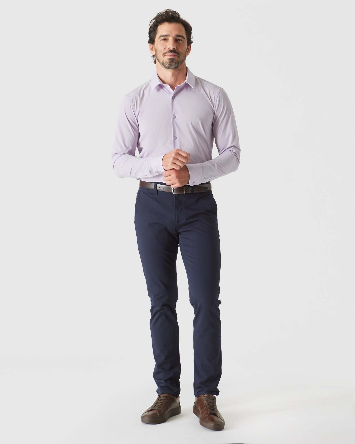 Orchid Performance Lightweight Dress Shirt-VibeCloset