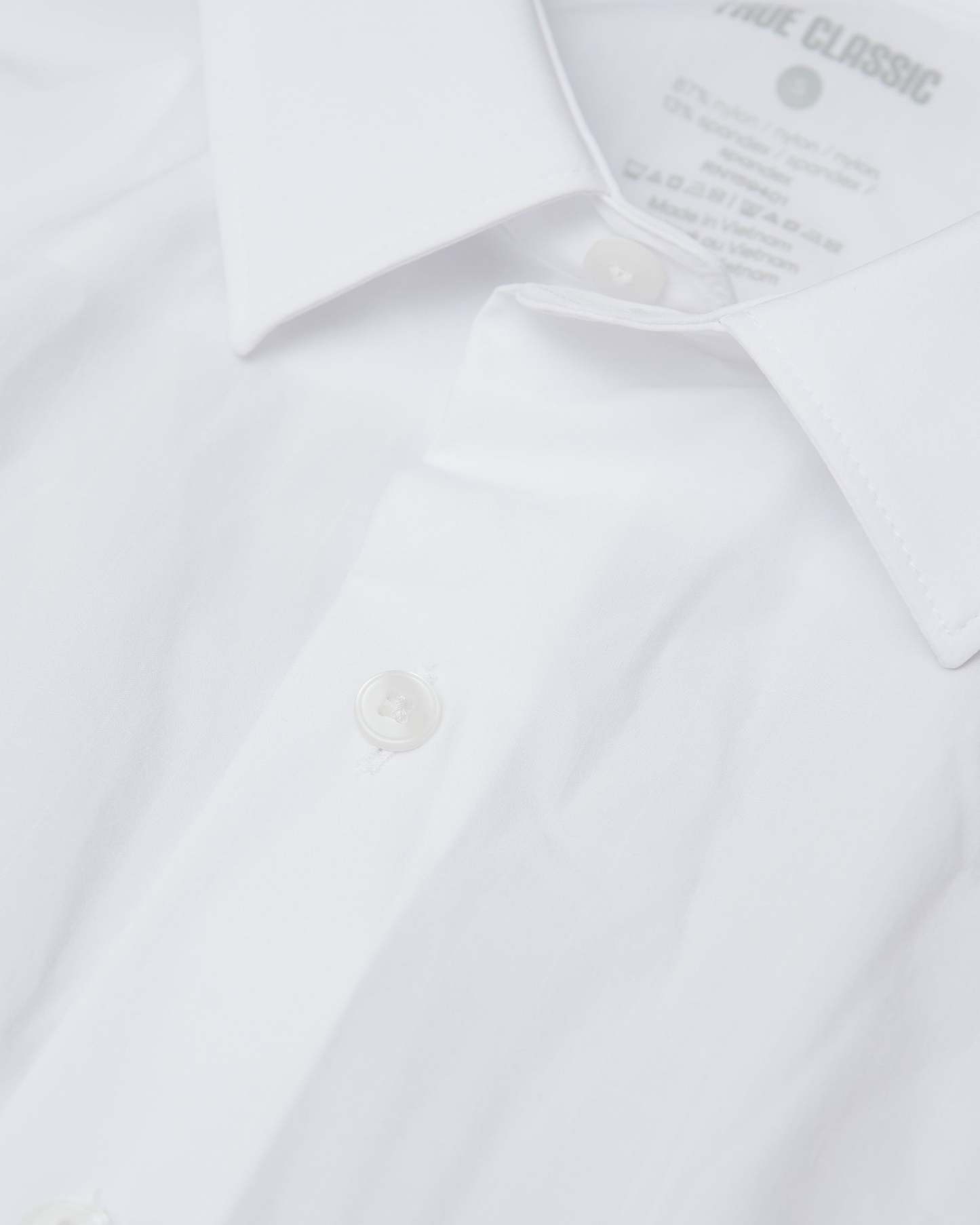 White Performance Lightweight Dress Shirt-VibeCloset