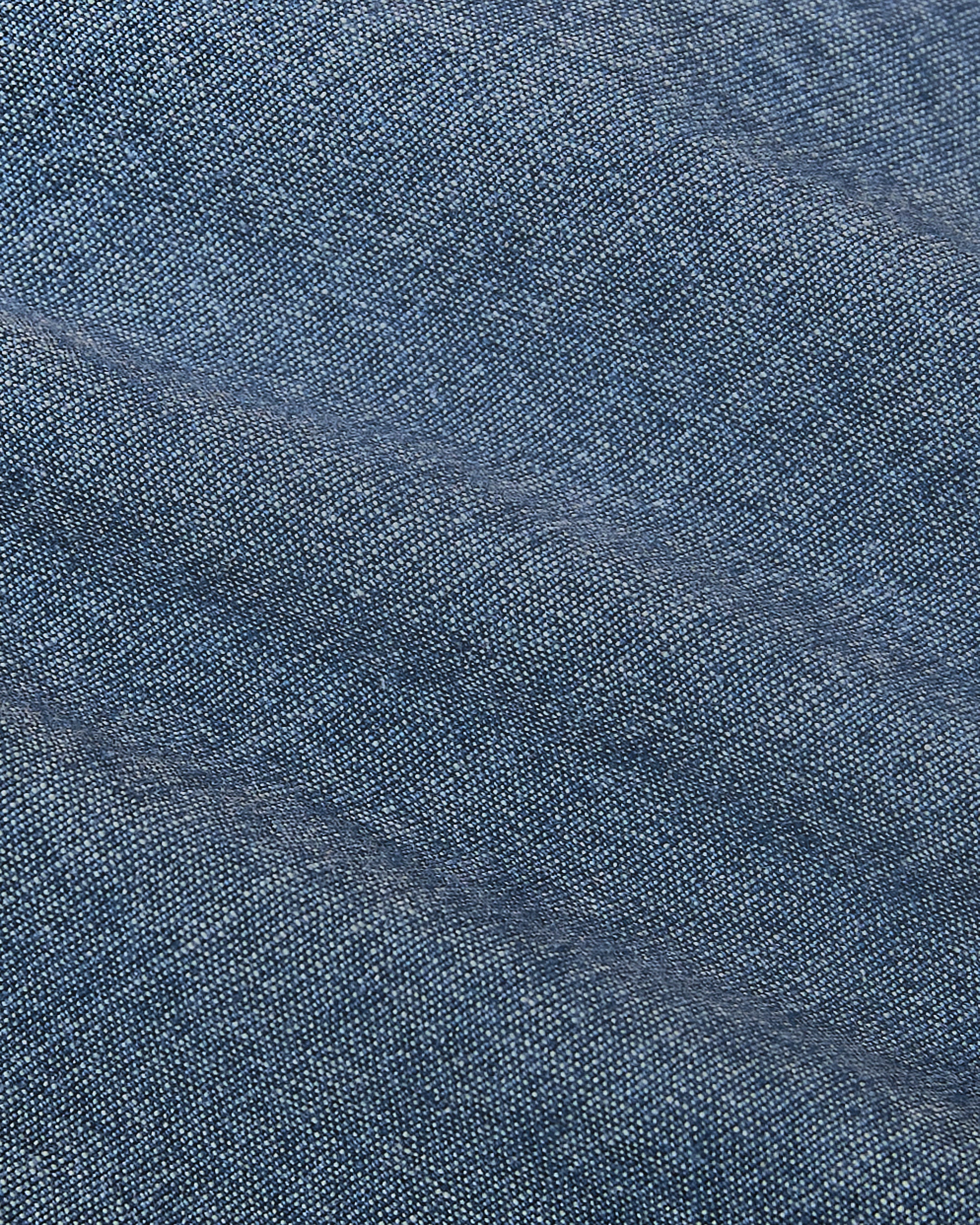 Light Indigo Wash Long Sleeve Chambray Shirt-VibeCloset