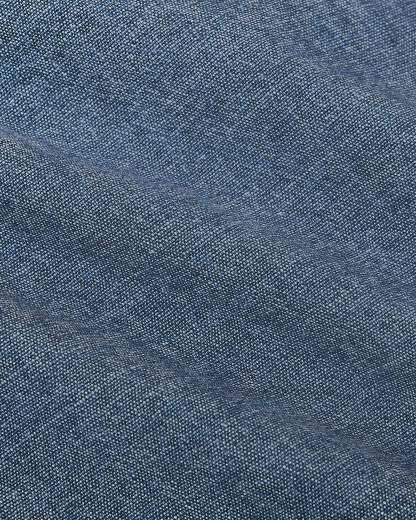 Light Indigo Wash Long Sleeve Chambray Shirt-VibeCloset