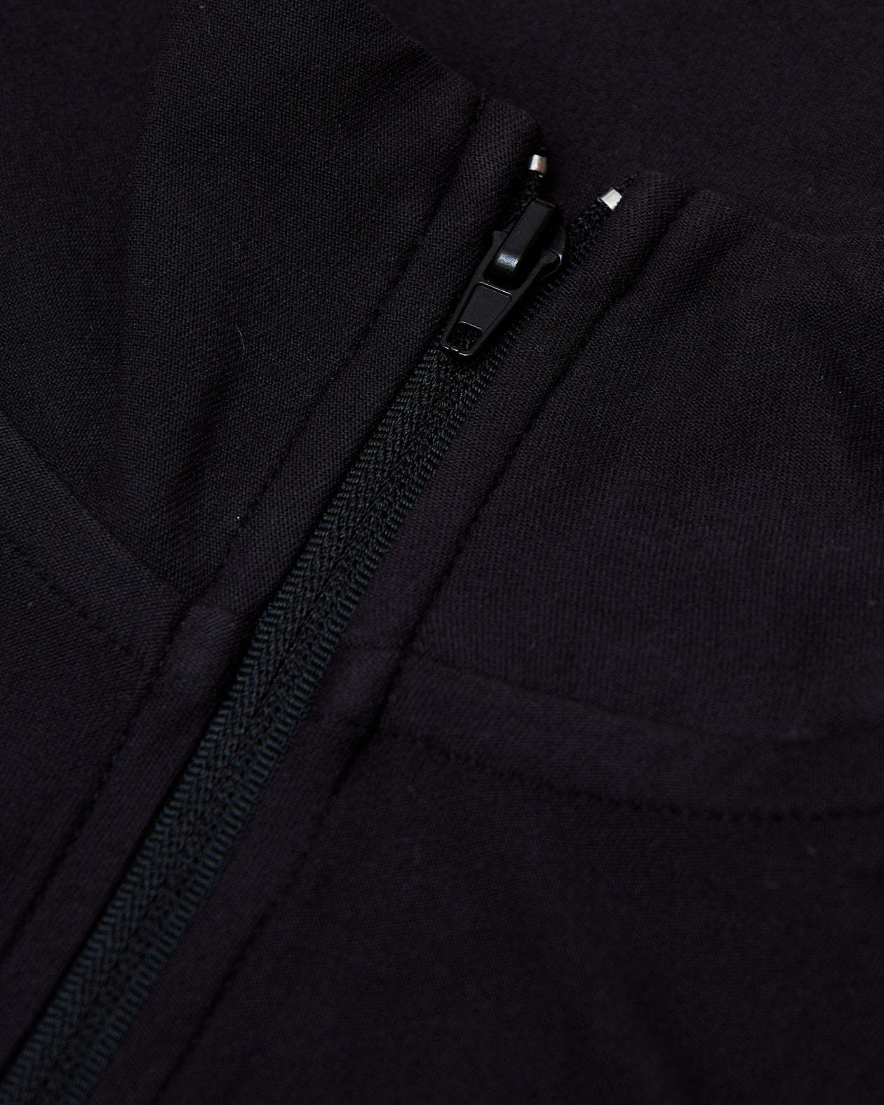 Black Active Quarter Zip Shirt-VibeCloset