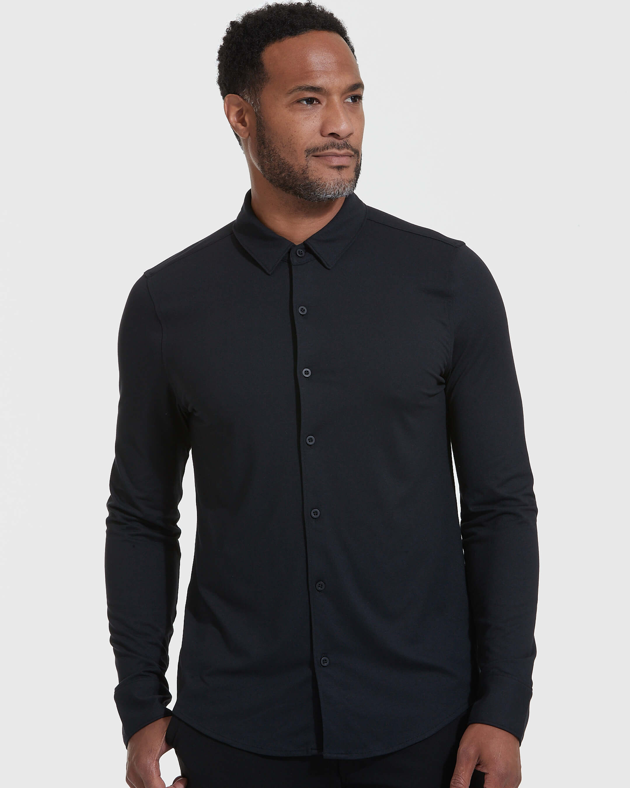 Neutral Long Sleeve Do-It-All Comfort Shirt 3-Pack-VibeCloset