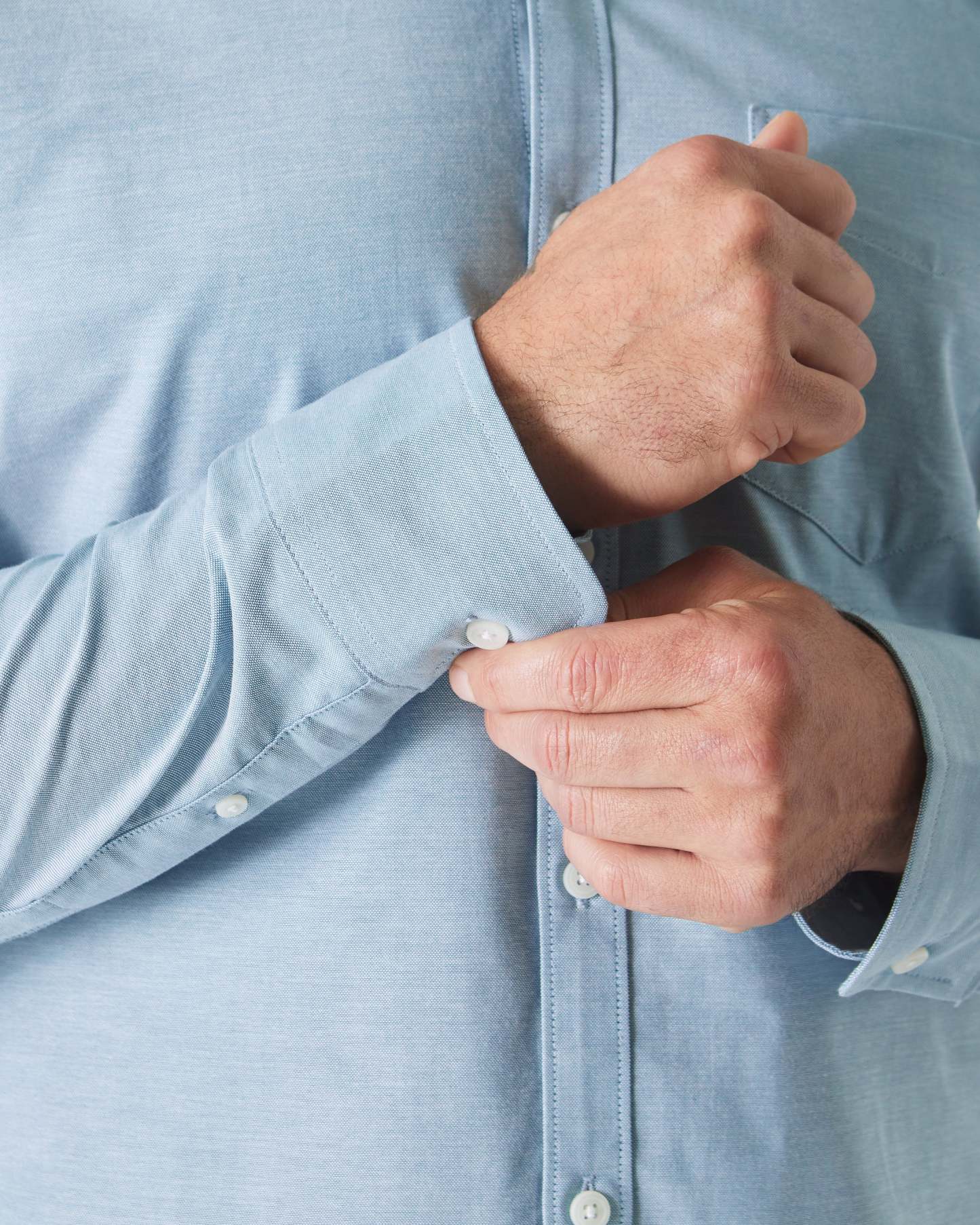 Harbor Stretch Oxford Long Sleeve Shirt-VibeCloset