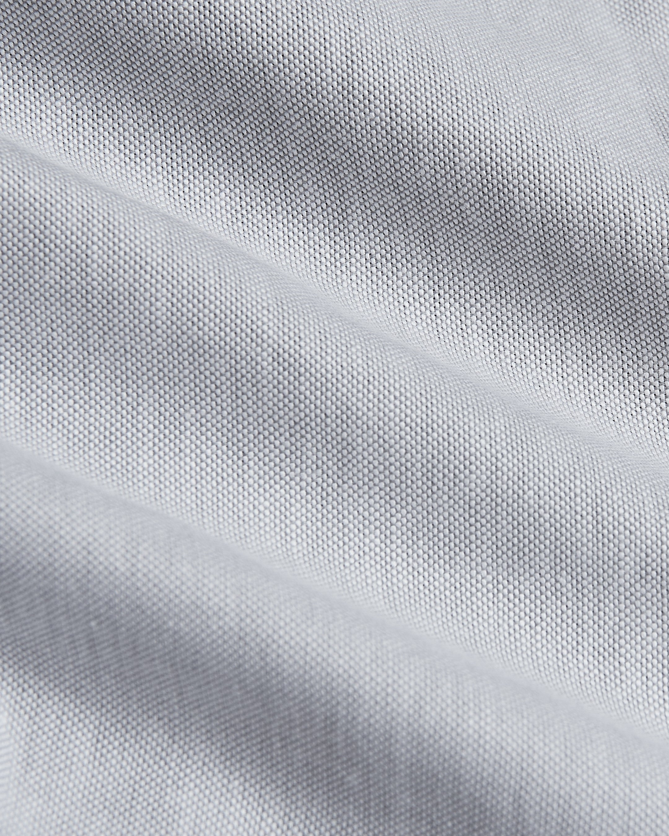 Light Gray Stretch Oxford Long Sleeve Shirt-VibeCloset