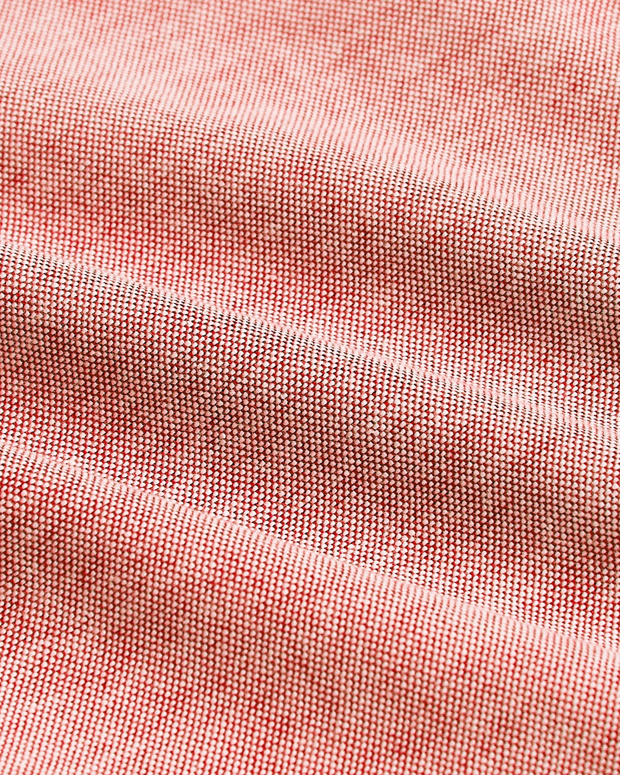 Peach Stretch Oxford Long Sleeve Shirt-VibeCloset