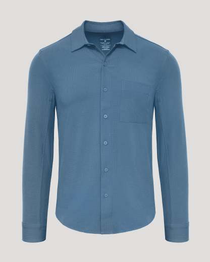 Fiord Long Sleeve Ripstop Commuter Shirt-VibeCloset