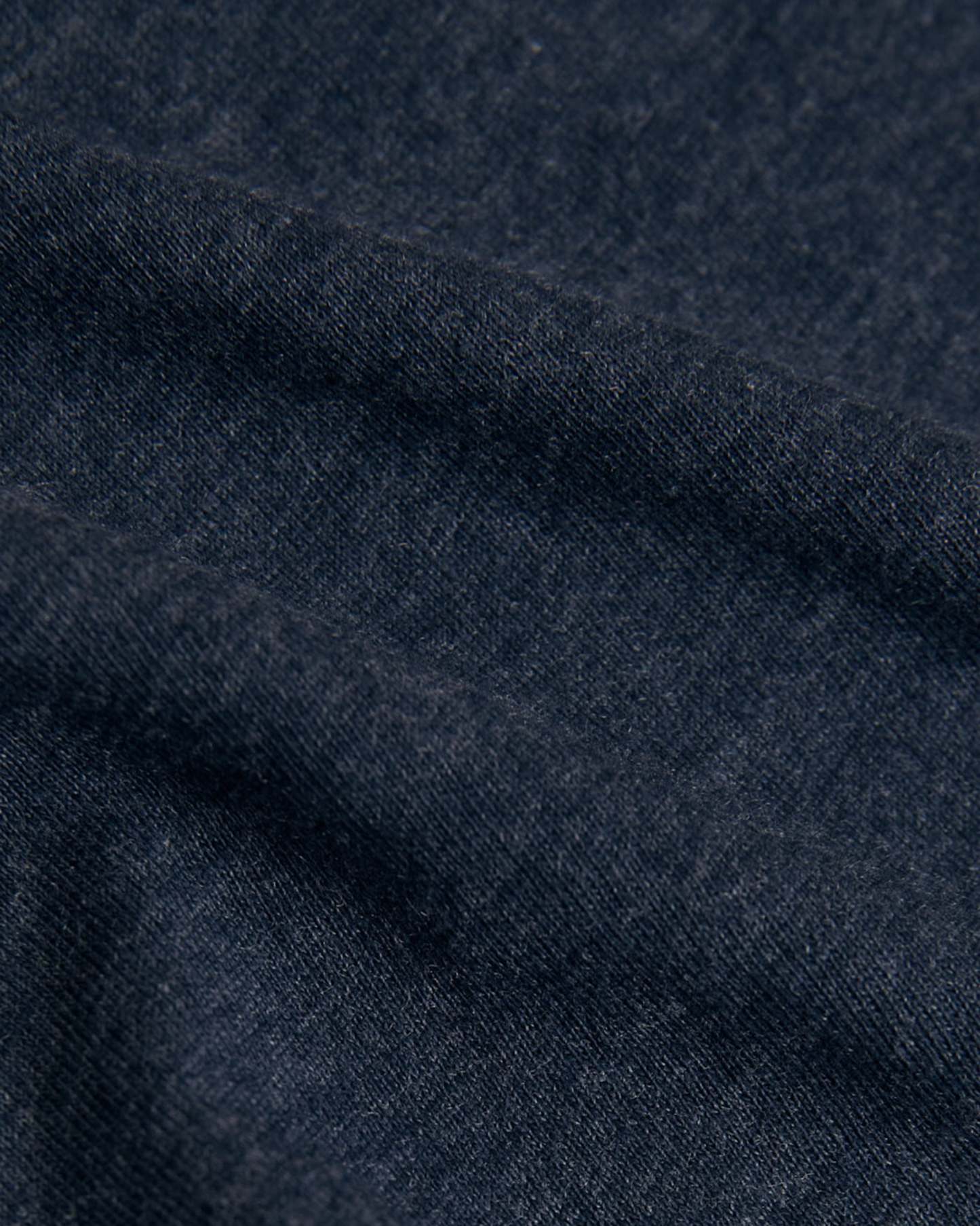 Heather Navy Tall Straight Hem Crew Neck T-Shirt-VibeCloset