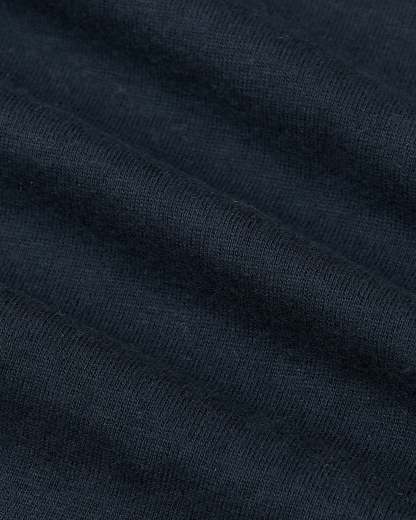 Navy Tall Straight Hem Crew Neck T-Shirt-VibeCloset