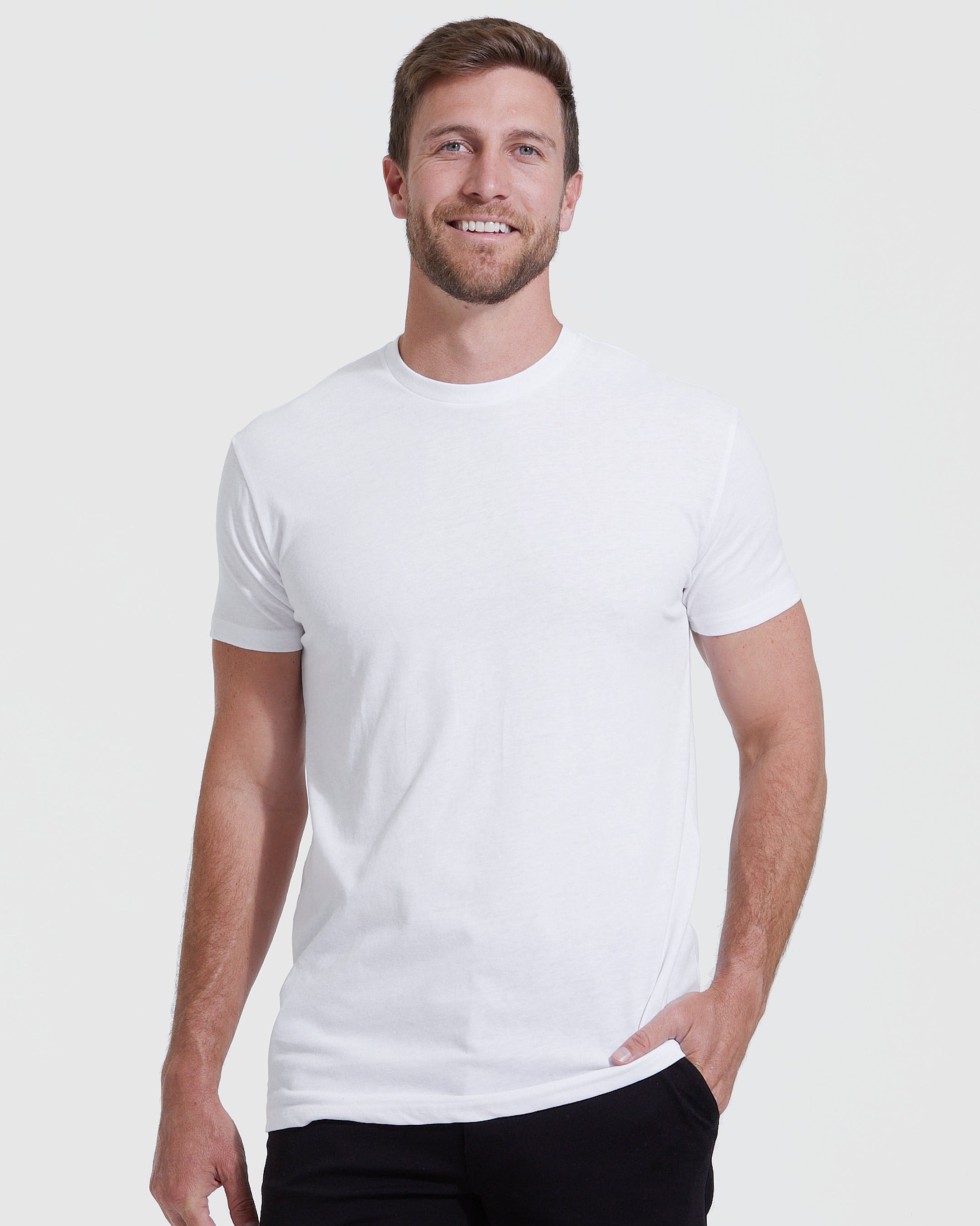 Cool Tones Tall Straight Hem T-Shirt 6-Pack-VibeCloset