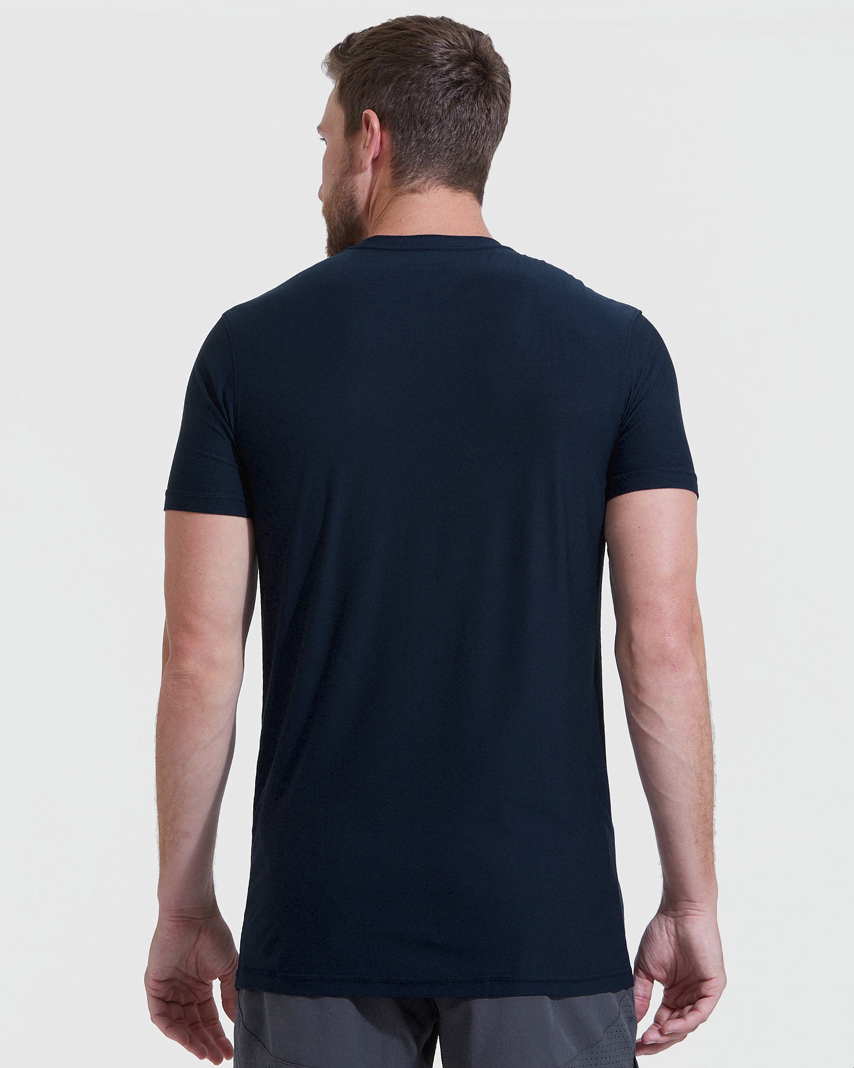Navy Tall Active Crew Neck 2.0-VibeCloset