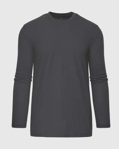 Carbon Tall Long Sleeve T-Shirt-VibeCloset