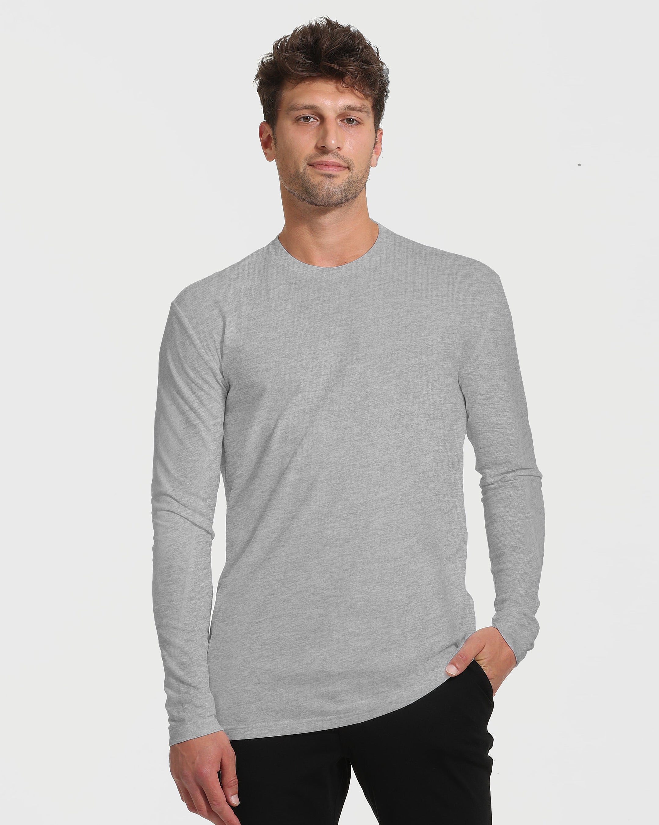 Neutral Tall Long Sleeve T-Shirt 3-Pack-VibeCloset