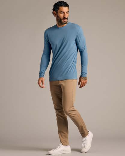 Indigo Tall Long Sleeve T-Shirt-VibeCloset