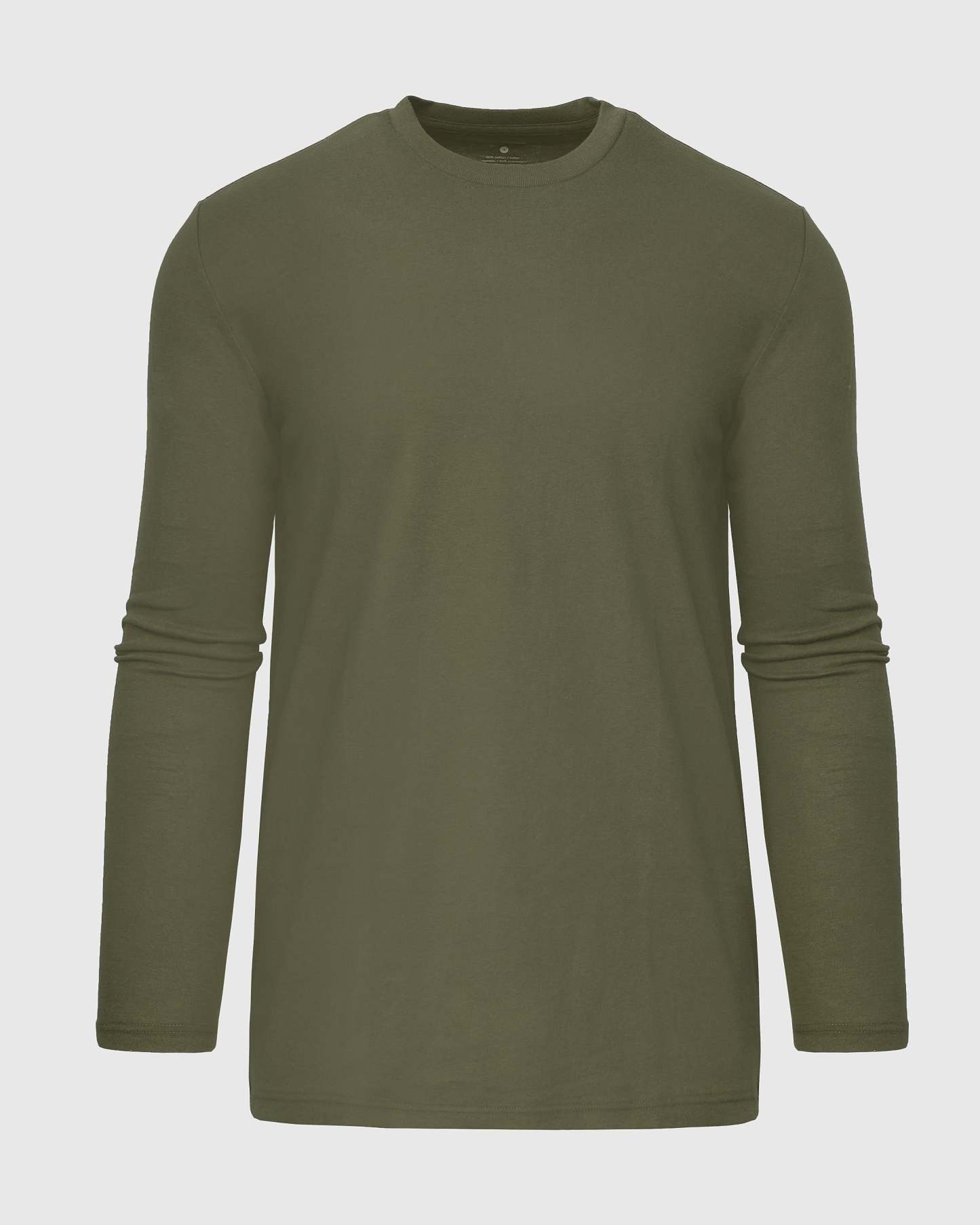 Military Green Tall Long Sleeve T-Shirt-VibeCloset
