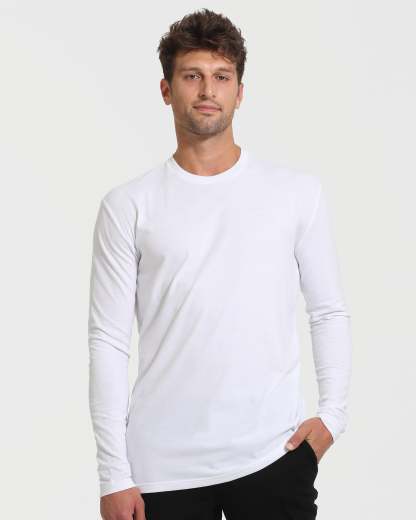 Black & White Tall Long Sleeve T-Shirt 2-Pack-VibeCloset