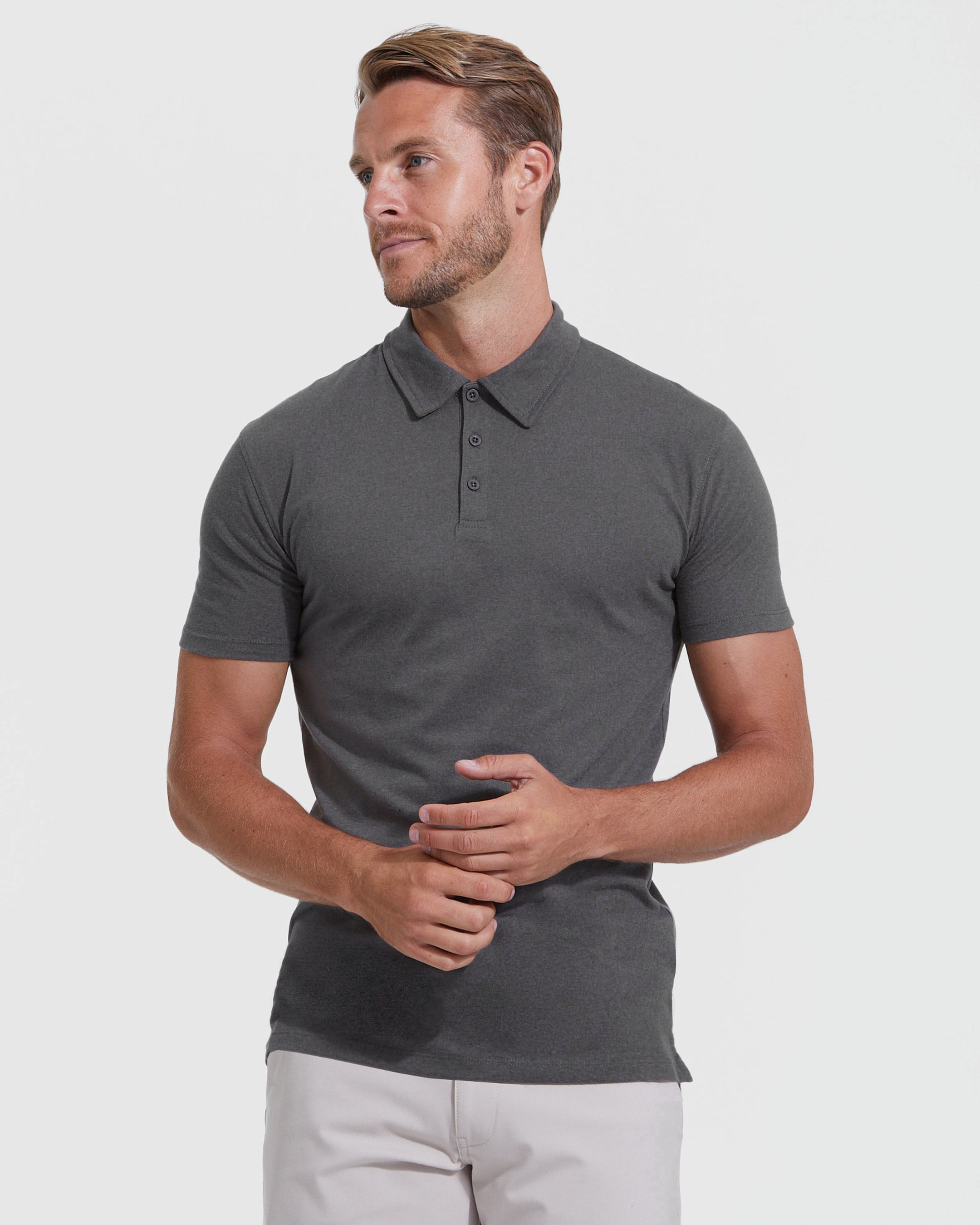 Tall Short Sleeve Polo 6-Pack-VibeCloset