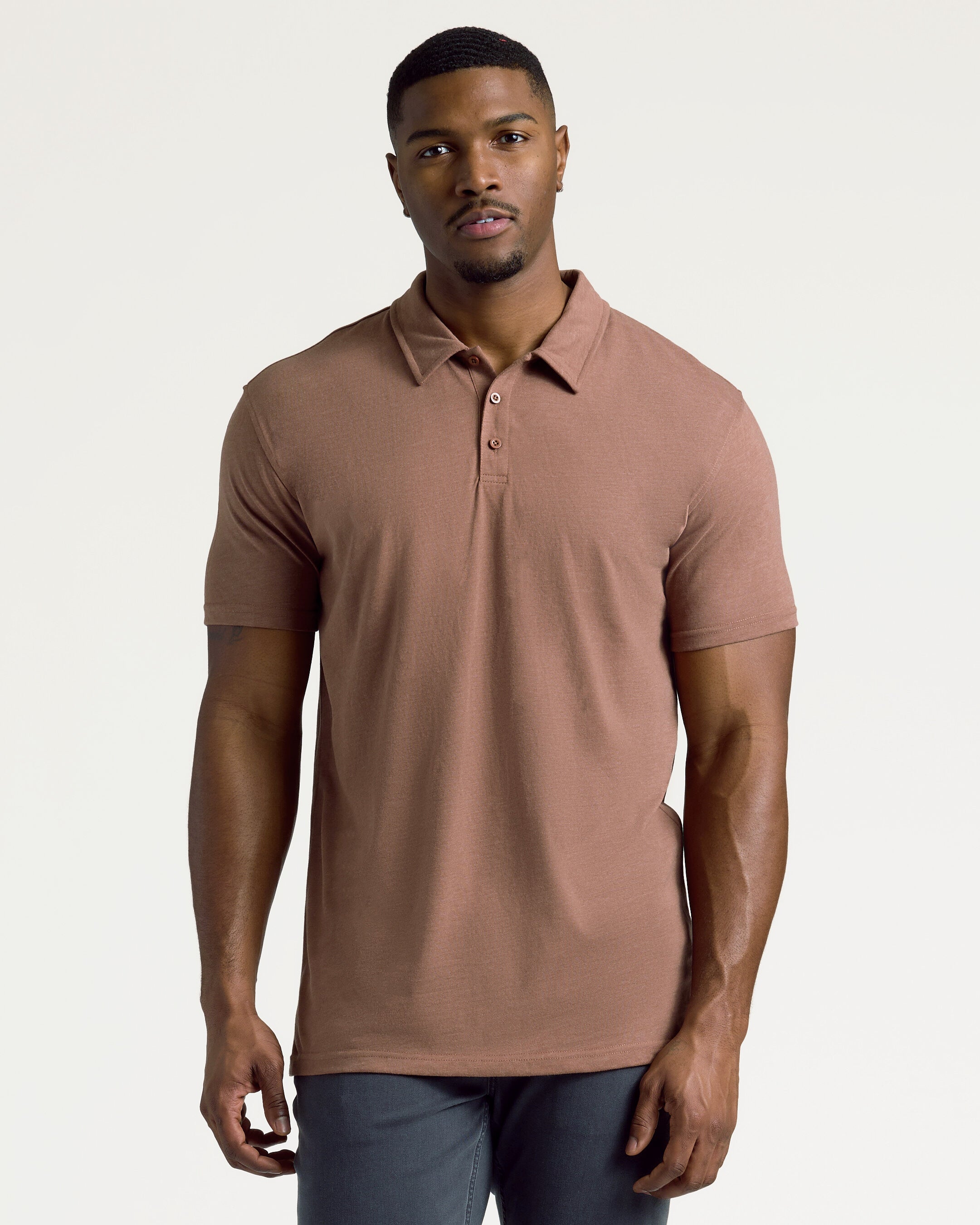 Rustic Tones Short Sleeve Tall Polo 3-Pack-VibeCloset